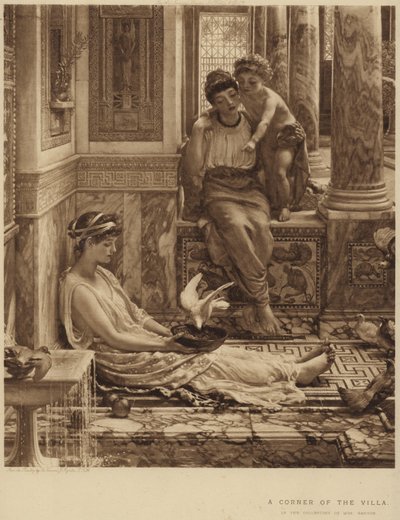 Eine Ecke der Villa von Edward John Poynter